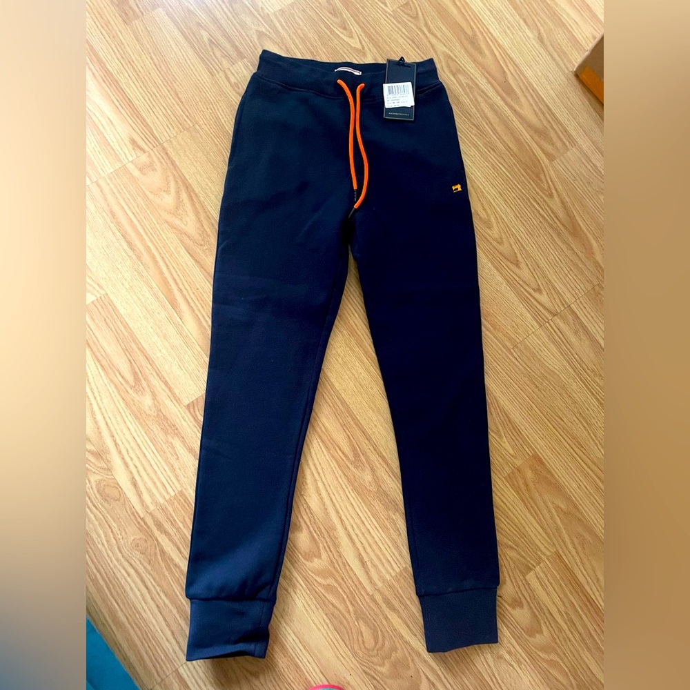 NWT- SCOTCH & SODA- Boys sz 12 LUX fleece joggers.